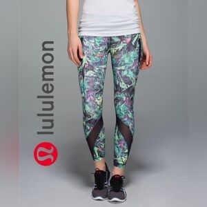 Lululemon Inspire Tight II *Full-On Luxtreme (Mesh) EUC Size 4
